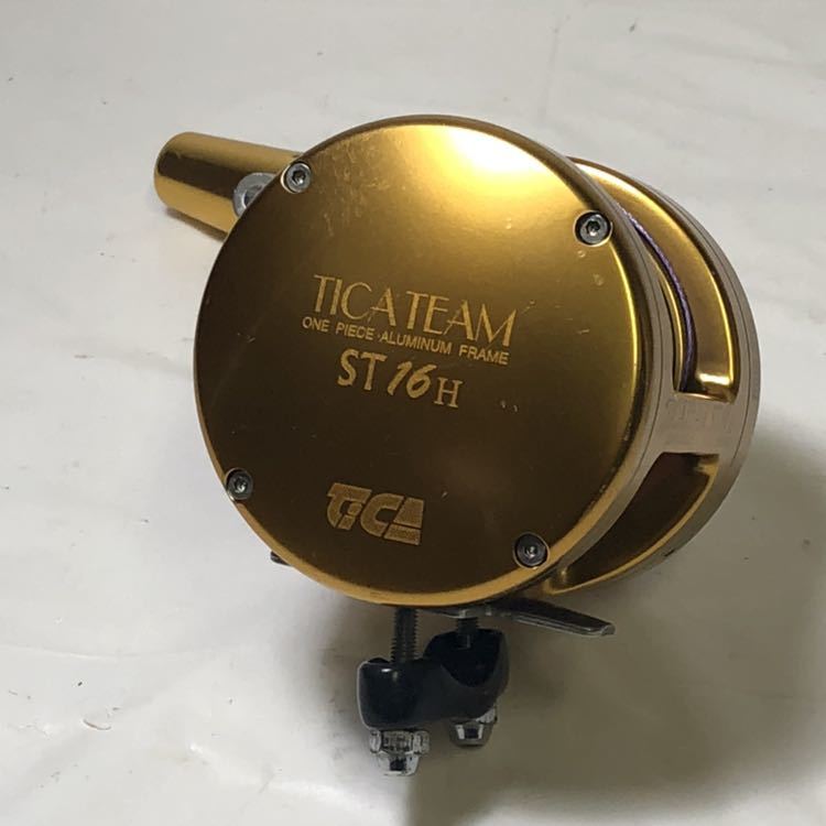 リール TICA TEAM ST16H ティカチーム 両軸リール ゴールド TICA TEAM