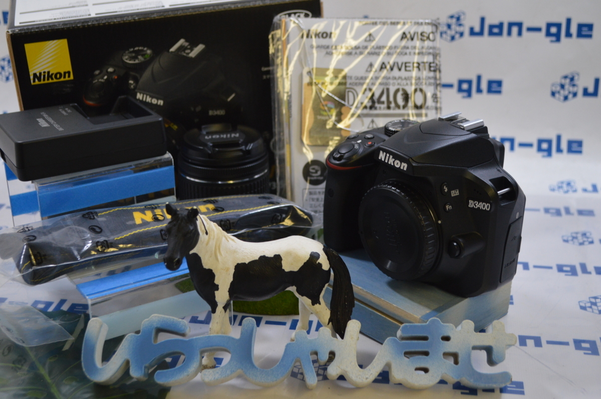☆Nikon デジタル一眼レフカメラ D3400 18-55 VR Kit 格安1円スタート