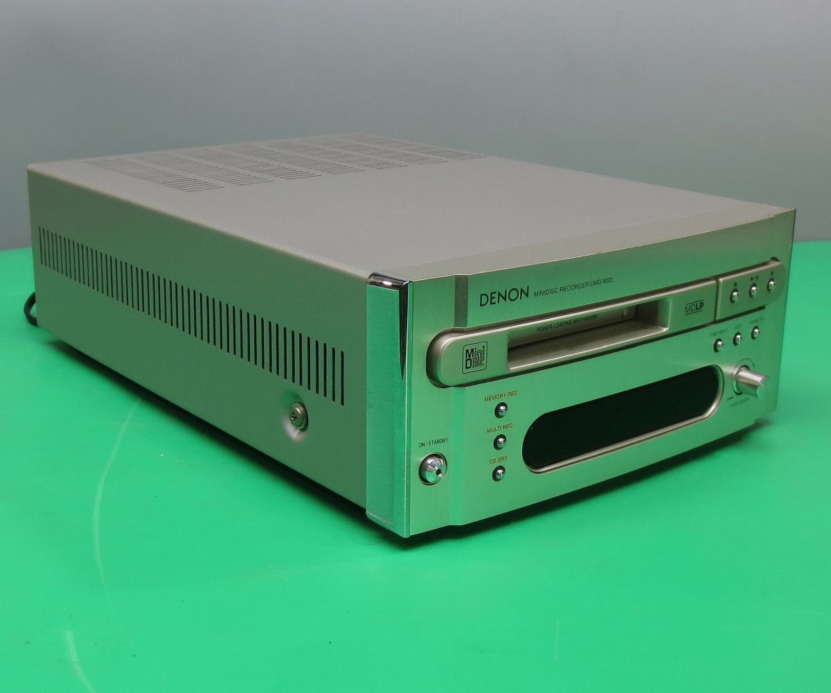 DENON DMD-M33 MDデッキ MDレコーダー デノン MDLP対応 動作品