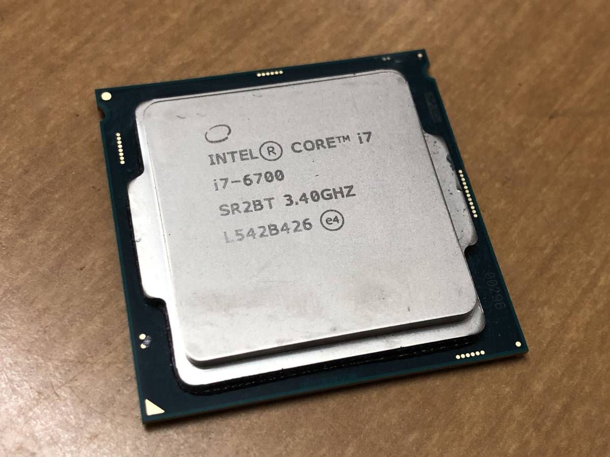 低価，定番人気 intel Core i7-6700 LGA1151 SR2BT 3.40GHZ(Core i7)｜売買されたオークション情報、yahooの商品情報をアーカイブ公開 - オークファン Core i7
