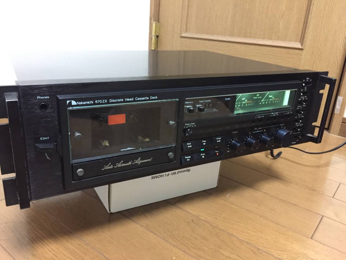 ☆Nakamichi（ナカミチ）カセットデッキ「670ZX」ジャンク品・その他