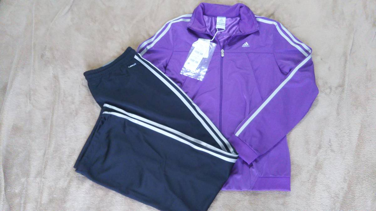  タグ付き adidasアディダスジャージ上下setレディース sizeＬ 10395円を 半額以下(アディダス)｜売買されたオークション情報、yahooの商品情報をアーカイブ公開 - オークファン スウェット