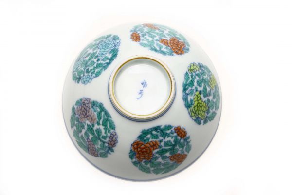 【送料無料，お買い得】 R02079 台湾 暁芳窯 蔡曉芳 豆彩 闘彩 茶碗