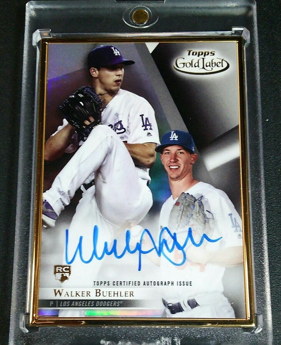 0 RC Walker Buehler Auto Chrome Rookie Topps - PSA Bowman BGS 