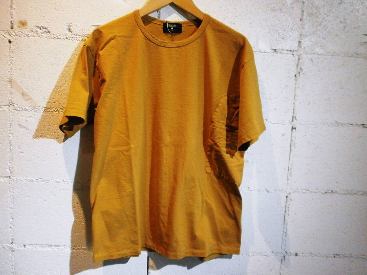 新品、正規品 remilla レミーラ カバーポケットTee サンドキャメル