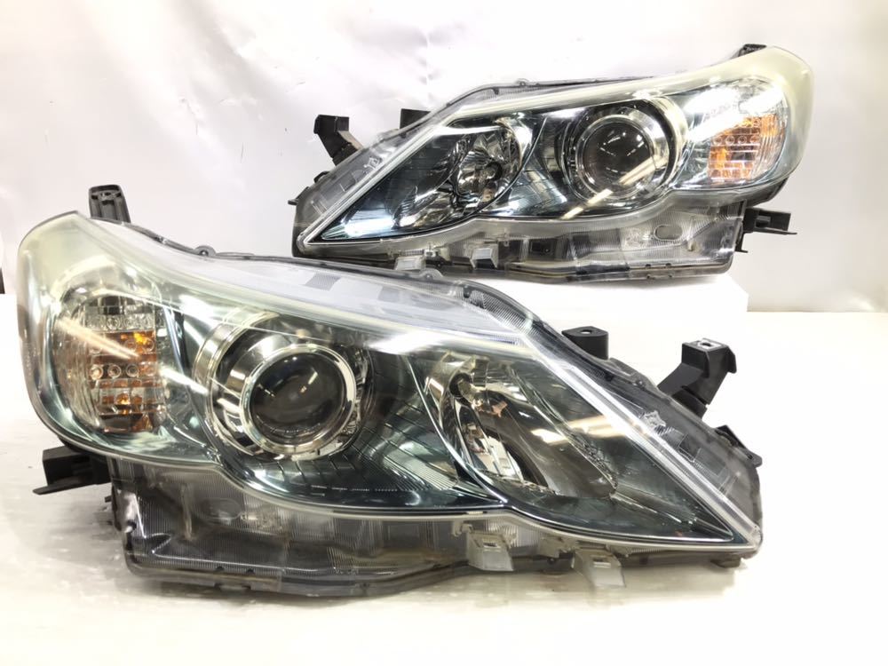 マークX Sパッケージ ヘッドライト 純正 HID 左右セット 美品 管理NO1