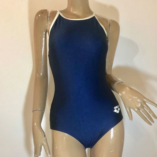 12貴重サイズ☆アリーナ女子競泳水着O☆ARN-75W☆白パイピング☆