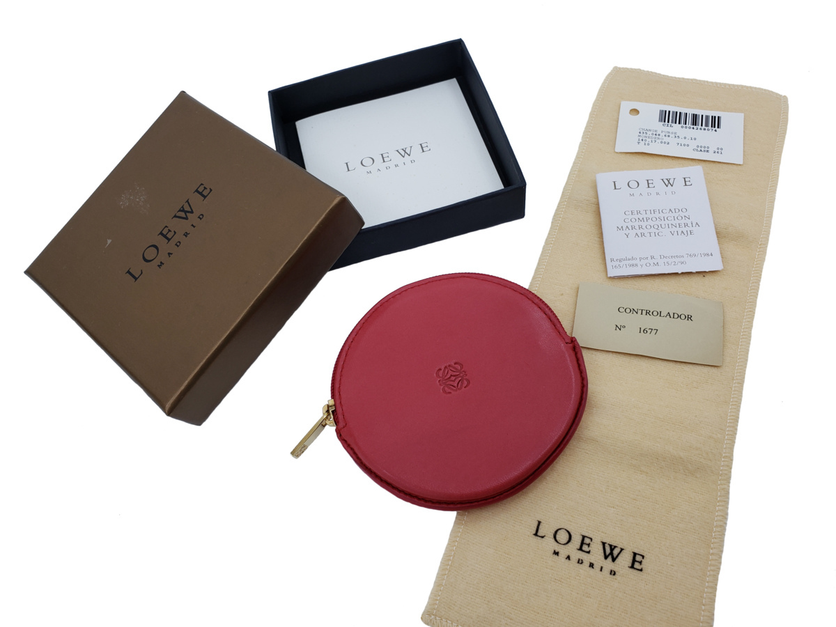 ✨未使用展示品✨ LOEWE コインケース 小銭入れ アナグラム アマソナ 
