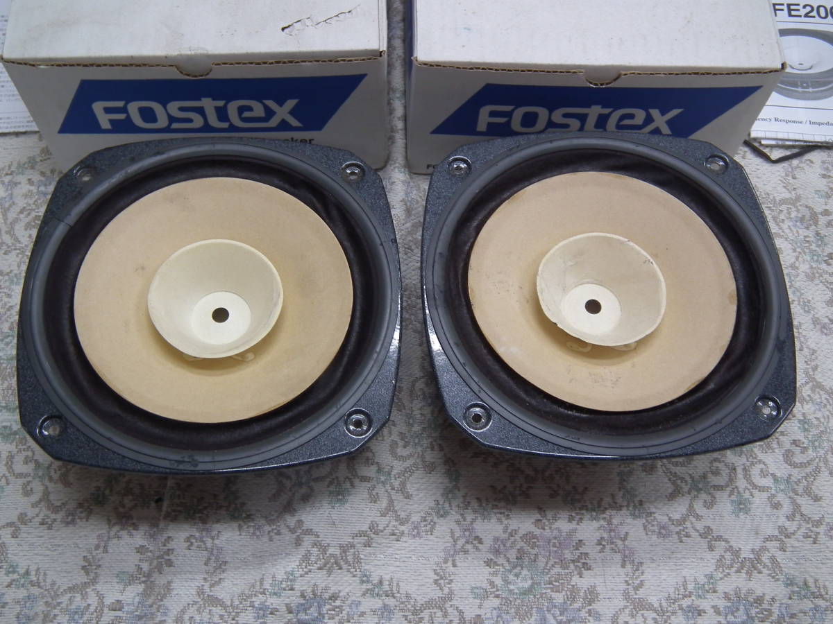 オーディオ機器 フルレンジスピーカー FOSTEX FE204（1本）と6N-FE204