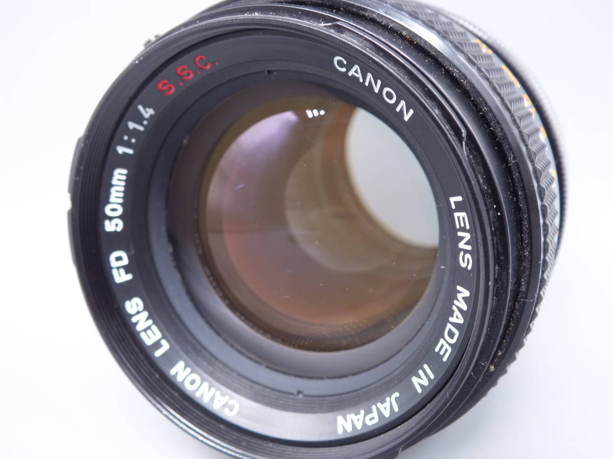 キャノン　FD 50mm F1.4 SSC　（標準レンズ）　オールドレンズ ささ様 キャノン FD 50mm F/1.4 S.S.C MF 標準レンズ オールドレンズ
