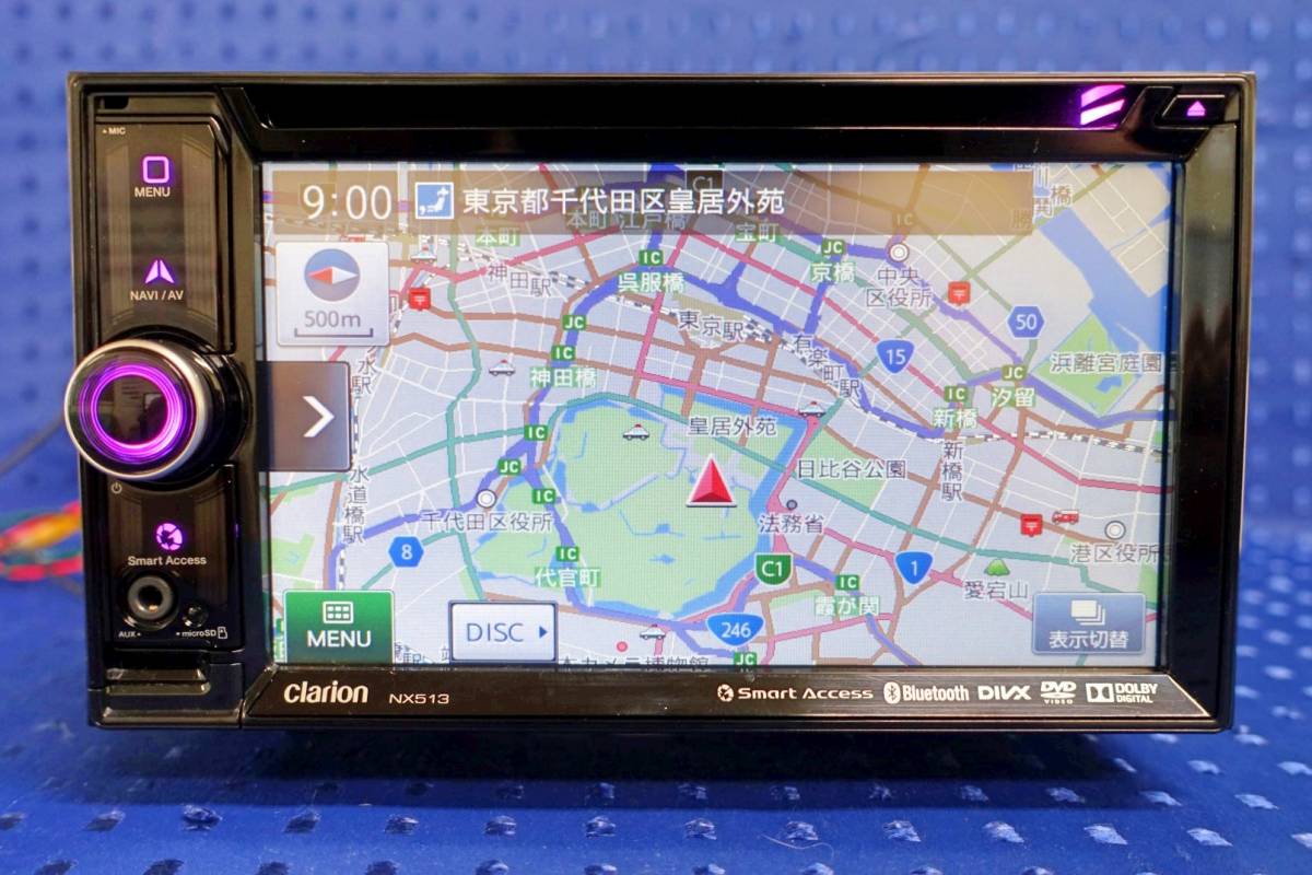 クラリオン NX613 メモリーナビ フルセグ カーナビ clarion Yahoo V10