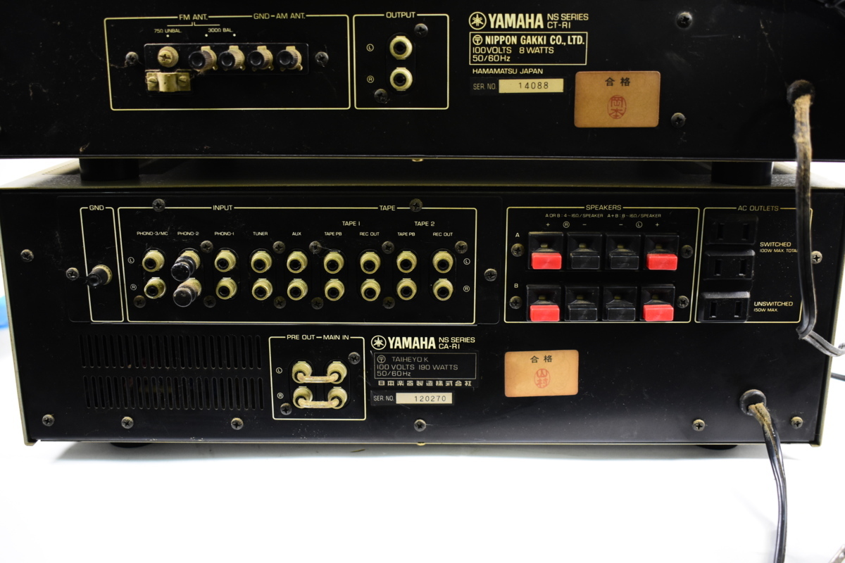 YAMAHA CA-R1 プリメインアンプ 通電確認済 現状品 CA-R1 YAMAHA Yamaha プリメインアンプ | オーディオ機器 の落札相場