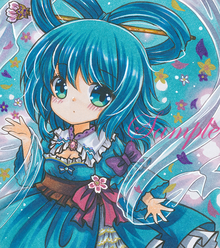 同人手描きイラスト 東方project 霍青娥 青娥娘々 小色紙 手描きイラスト 売買されたオークション情報 Yahooの商品情報をアーカイブ公開 オークファン Aucfan Com