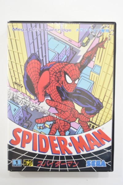 MD メガドライブ スパイダーマン SPIDER-MAN SEGA セガ 取説 箱付