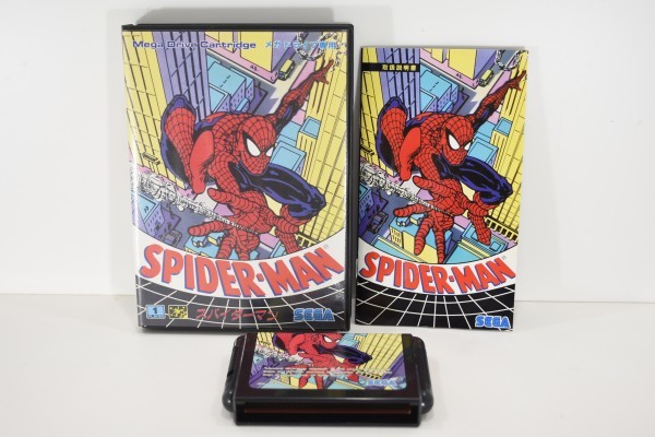 MD メガドライブ スパイダーマン SPIDER-MAN SEGA セガ 取説 箱付