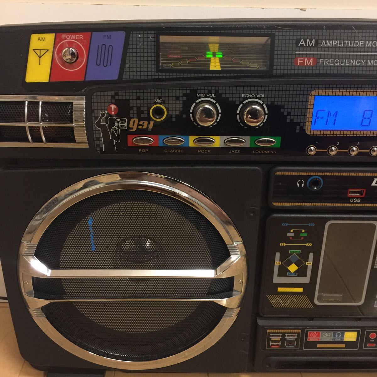 リモコン・説明書付き】LASONiC ラソニック i931 ラジカセ LASONIC i