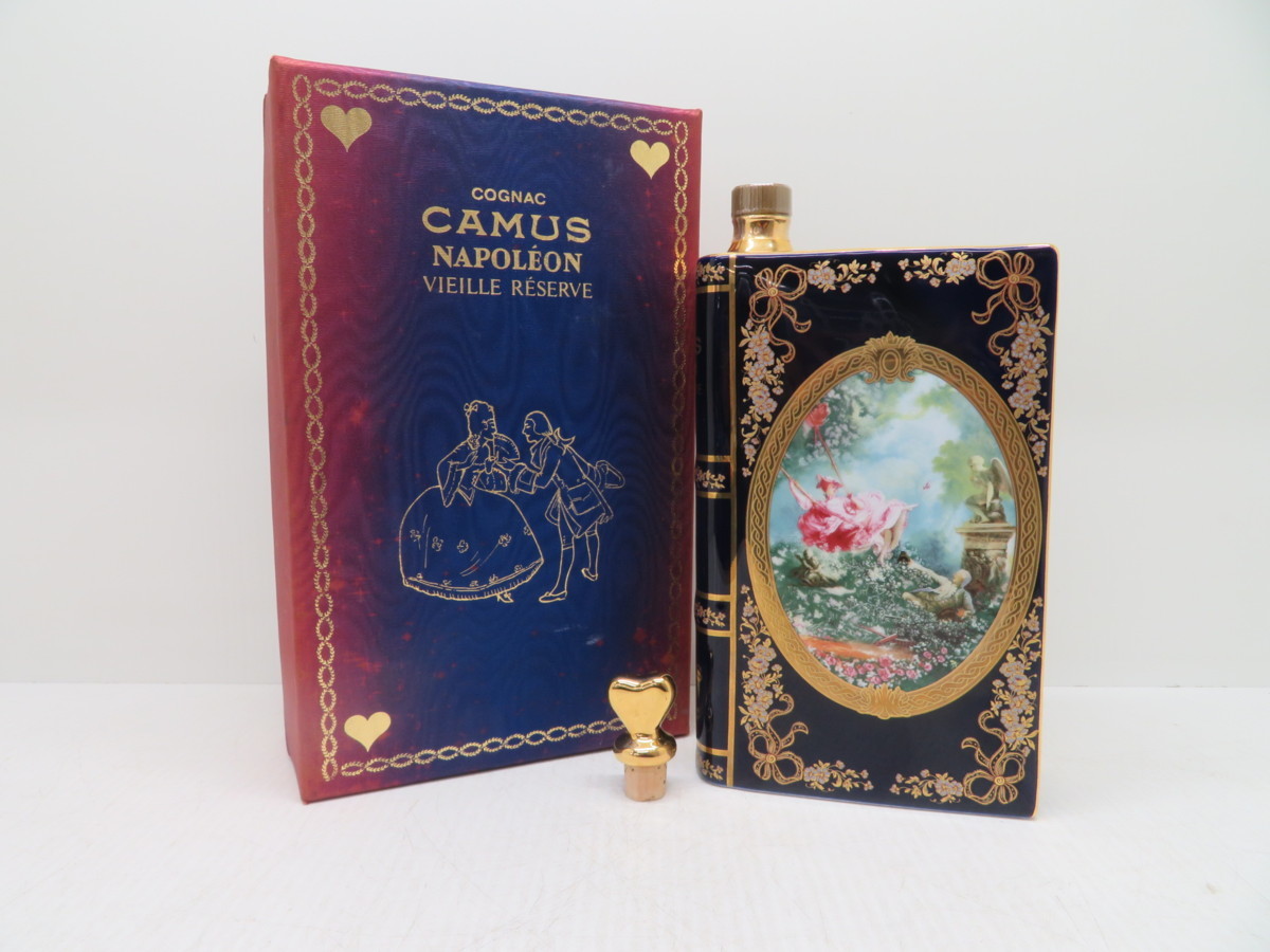 古酒☆CAMUS/カミュ ナポレオン ブック 紳士と淑女 コニャック※重量