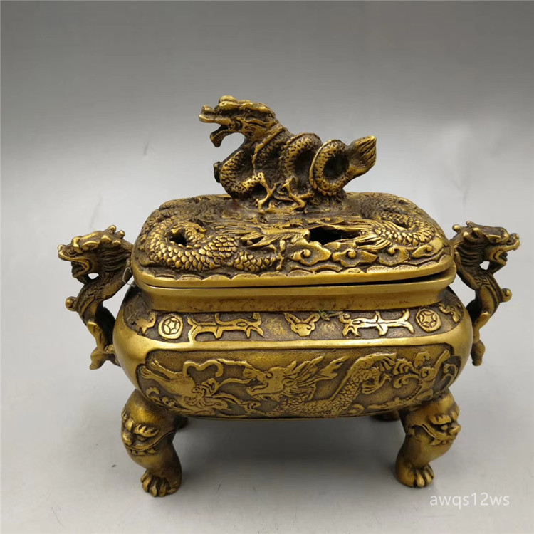 細密技巧！細工銀仕上製香炉 唐草蓋 八寶爐身 平底香爐 古道具 細密技巧！細工銀仕上製香炉 唐草蓋 八寶爐身 平底香爐 古道具 細密