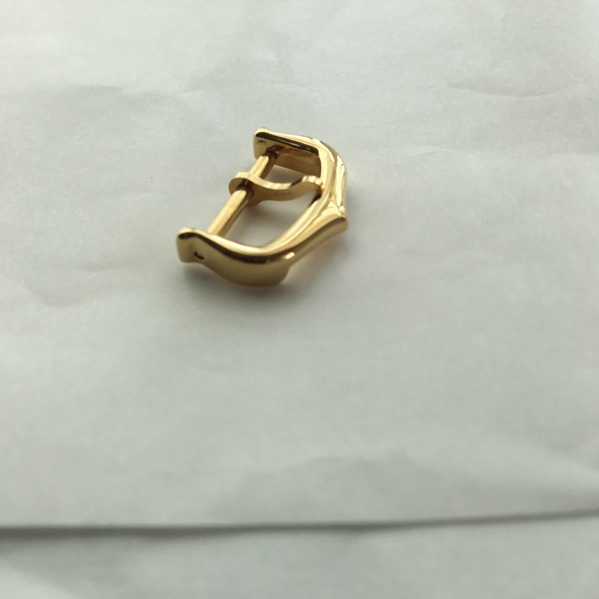 カルティエ 14mm Cartier Dバックル 純正 金メッキ ゴールド 尾錠 