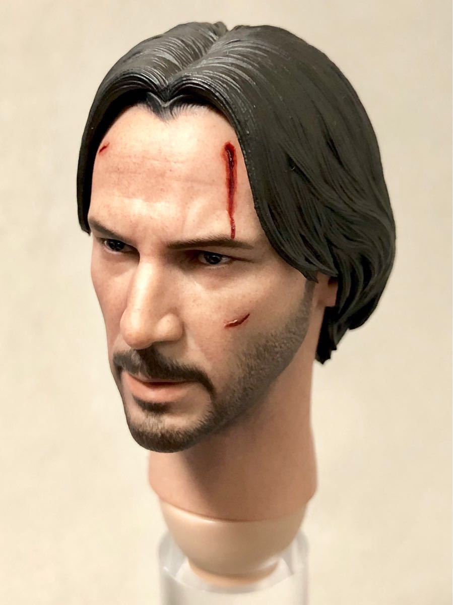 ホットトイズ 【 ヘッド/首ジョイント付き 】ジョン・ウィック：チャプター２　 　　 検:1/6HOTTOYS マトリックス キアヌ・リーブス