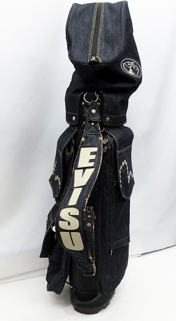 エヴィス EVISU ゴルフバッグ キャディバッグ デニム エヴィスEVISU