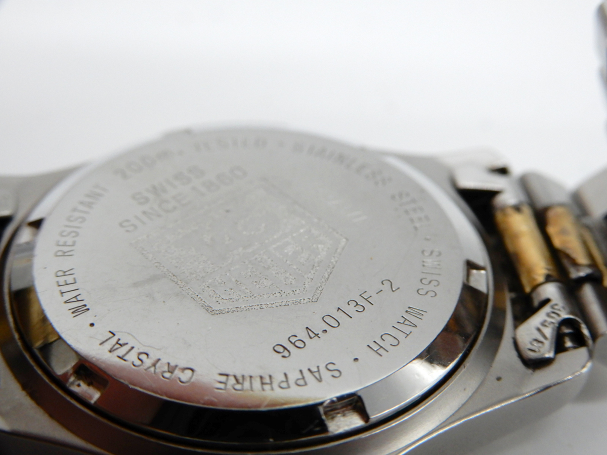 105/ TAG Heuer/タグホイヤー 964.013F-2 クオーツ 稼動品 
