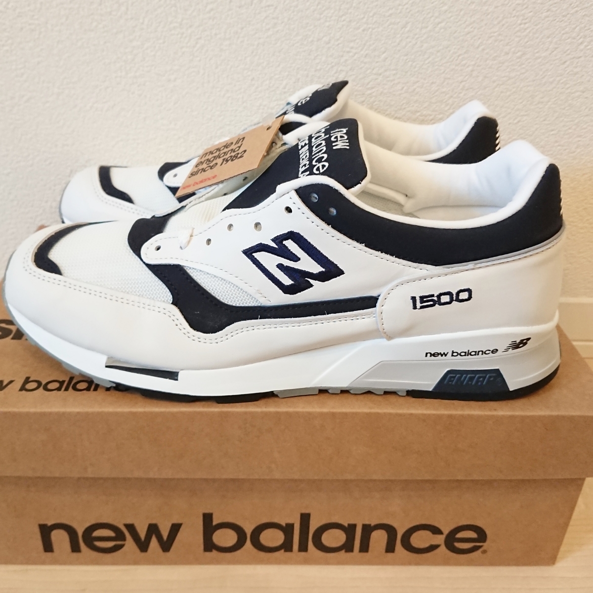 28.0㎝ M1500WWN 新品 即決 US10 New Balance ニューバランス イギリス イングランド UK製 ホワイト ネイビー M990 M991 M996 M576 30周年