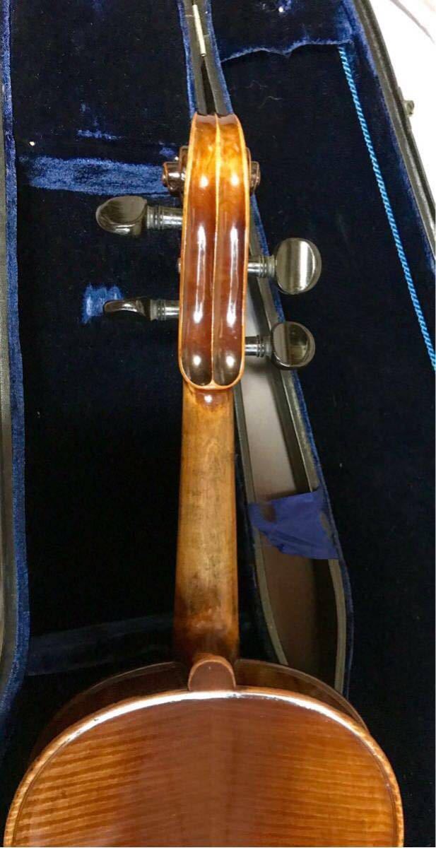 MASAKICHI SUZUKIバイオリン 4/4 虎目が綺麗な艶消しボディ！ 虎杢の