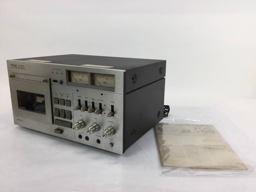 ◆ TEAC ティアック AL-700 エルカセットデッキ テープデッキ 現状品 中古 220109B2093 ティアック TEAC AL-700 ＡＬ-７００ 公式通販 エルカセットデッキ◇委託品TB