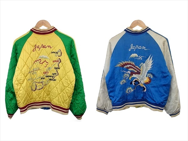 k*c様 90s Paradise foundリバーシブルスカジャン シルク10 z*0様 90s paradise foundリバーシブルスカジャン silk | ヤマダ