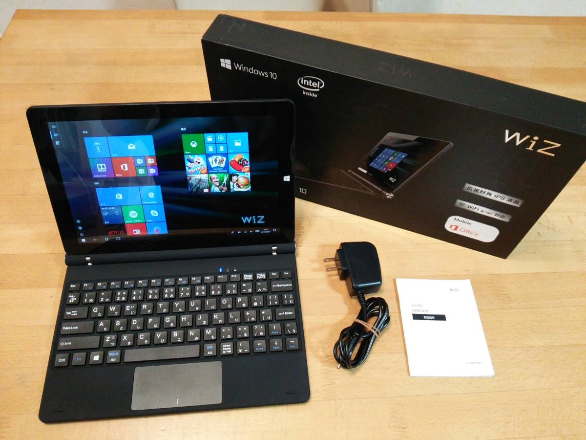 KIC104-BK | 恵安株式会社 ☆美品☆keian WiZ 2IN1 KBM101K タブレット