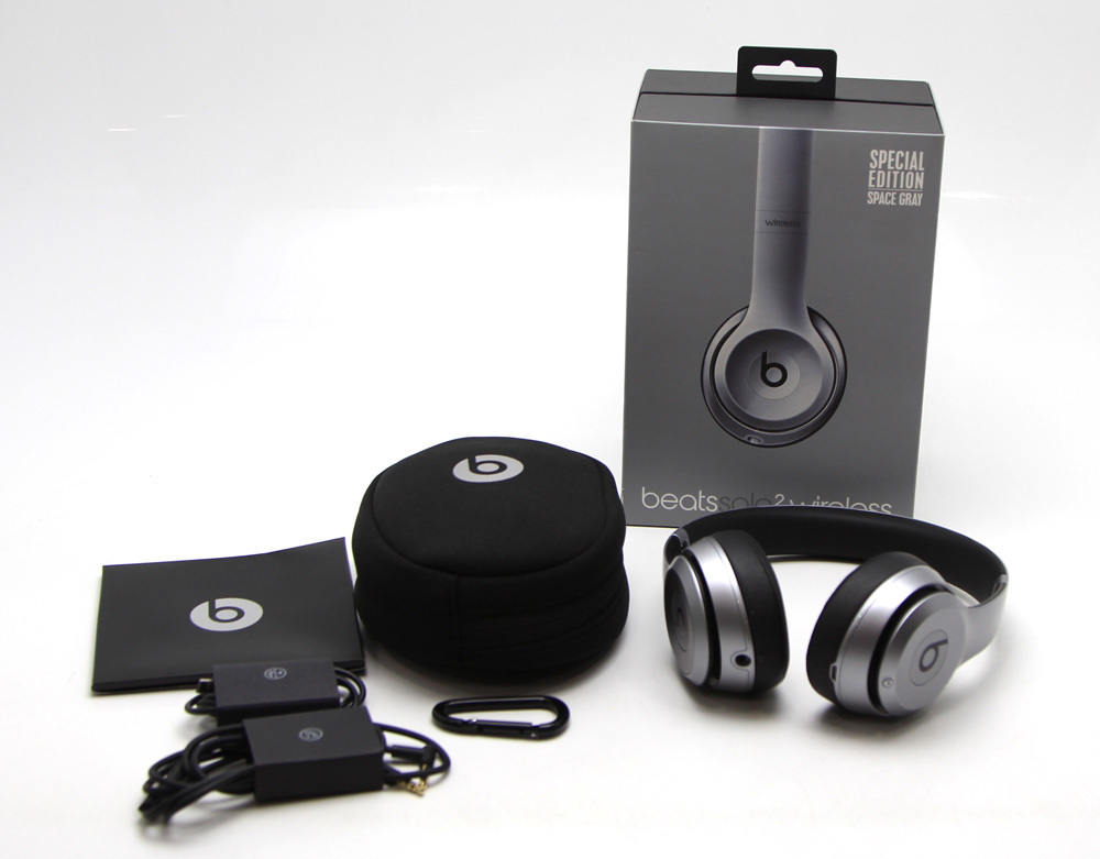 中古】beats ワイヤレスヘッドホン beats solo2 wireless MKLF2PA/A