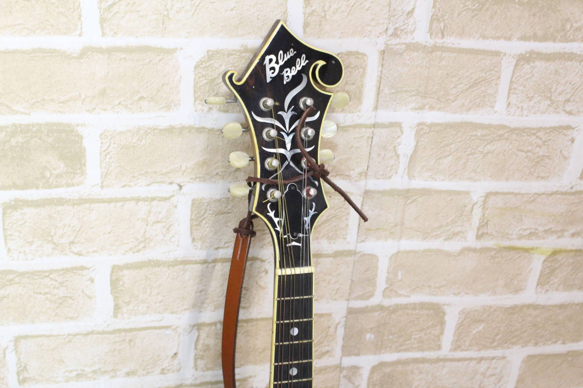 フラットマンドリン BlueBell F-8 ブルーベル Mandolin 希少Blue 富士 