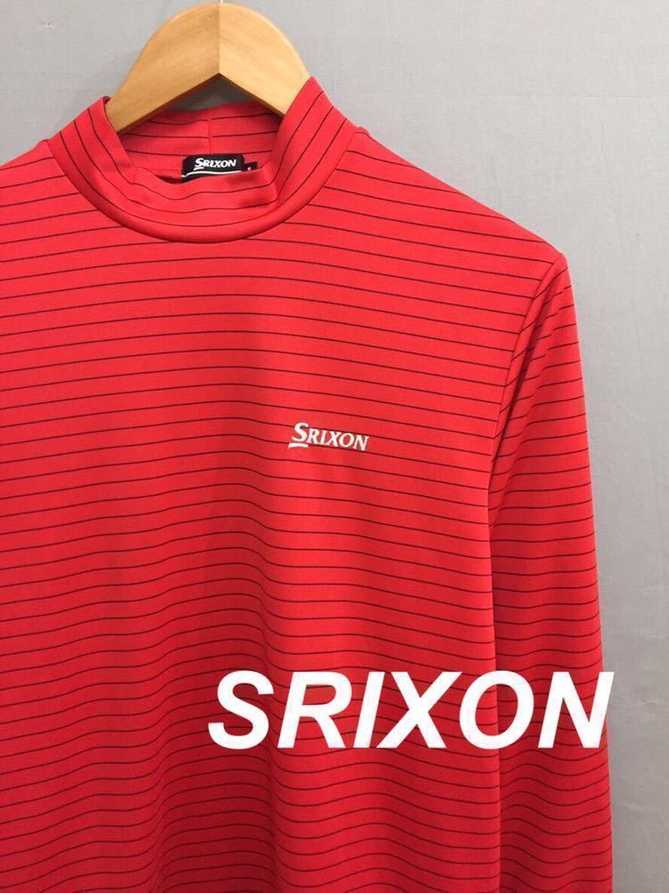  スリクソン SRIXON 良品 ゴルフウェア ハイネック レッド メンズ Mサイズ ボーダー柄 刺繍ロゴ(スリクソン)｜売買されたオークション情報、yahooの商品情報をアーカイブ公開 - オークファン シャツ