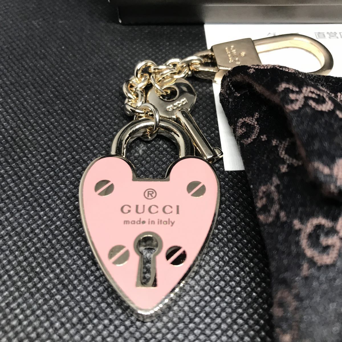 グッチ キーリング キーホルダー ショップカード付き GUCCI 箱付き