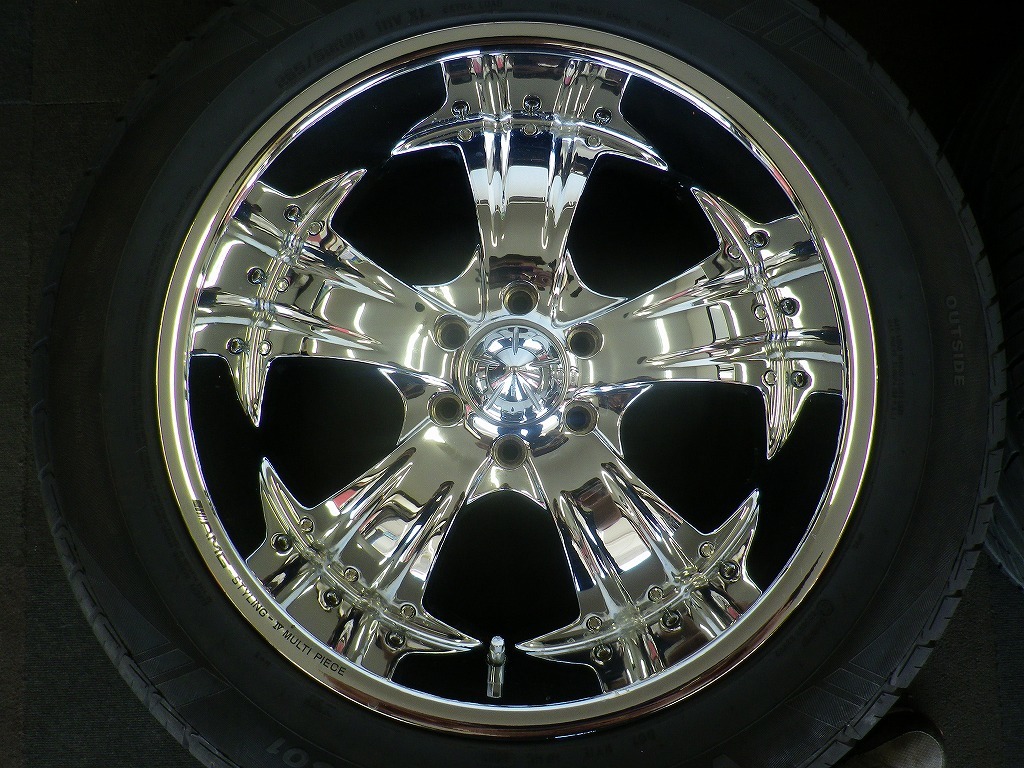 AS8-3♪PCD127　深リム　マーテル　KRVZ　8.5J+30♪ハイフライ　VIGOROUS♪265/50R20♪トレイルブレイザー
