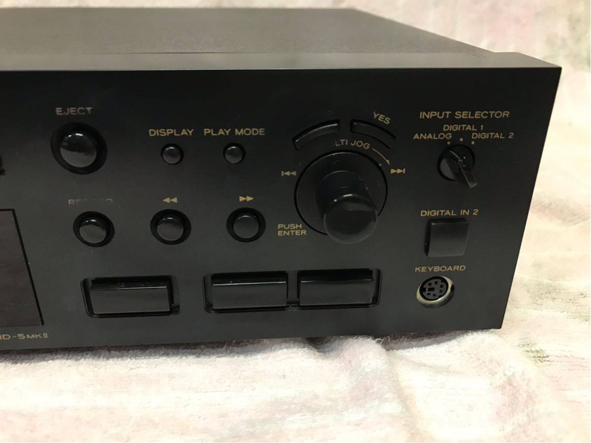 長野発！TEAC ティアック MD-5MKⅡ MDデッキ ジャンク品 現状品