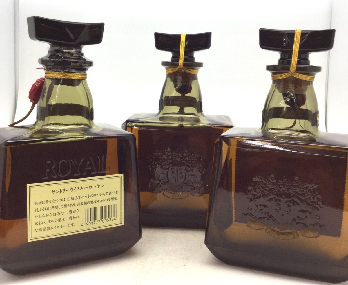 サントリー ローヤル SR 720ml 43% 3本セット SH-0809-2-S 720ml