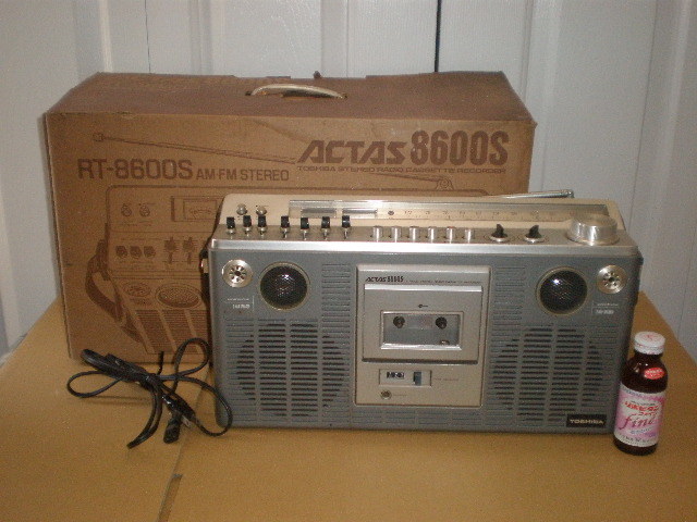 東芝 - ACTAS 8600S 希少ラジカセ ♪ メルカリ TOSHIBA アクタス