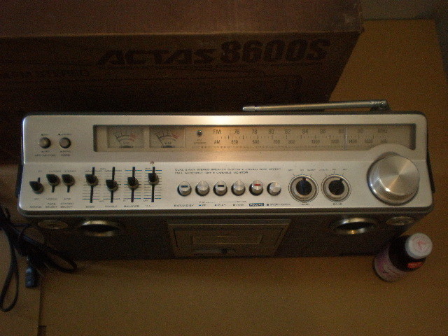 TOSHIBA 東芝 ACTAS 8600S アクタス RT-8600S 東芝 - ACTAS 8600S 希少ラジカセ ♪ メルカリ TOSHIBA アクタス