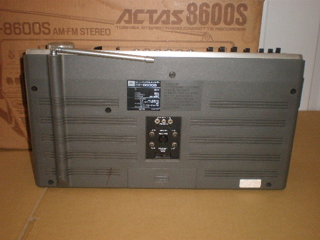 東芝 - ACTAS 8600S 希少ラジカセ ♪ メルカリ TOSHIBA アクタス