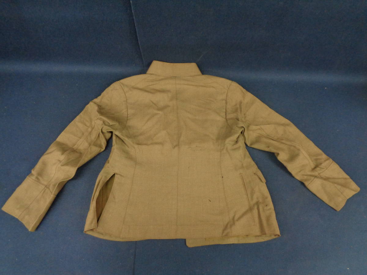 E07-0816 旧日本軍 陸軍 軍服 中尉 襟章 階級章付き