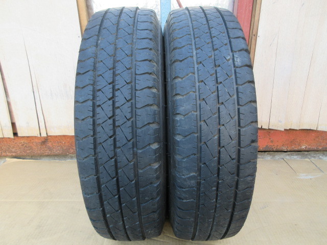 B5374 グッドイヤー CARGO PRO 165R13 8PR LT 中古 タイヤ 2本