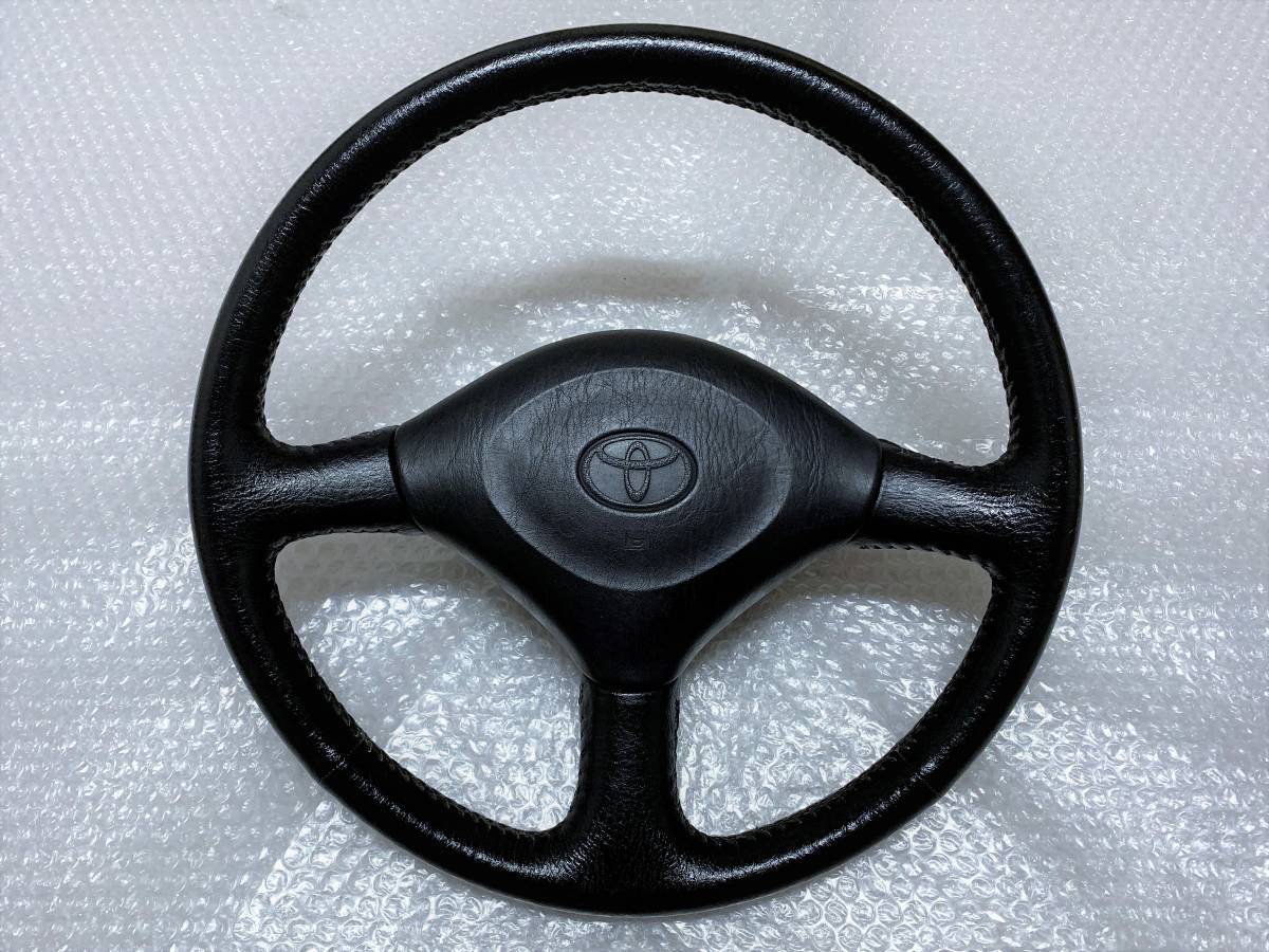 トヨタ 純正 レザー ステアリング ハンドル カローラ レビン