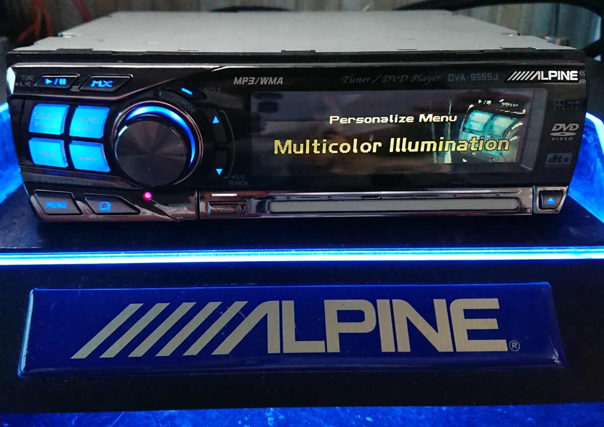 オンラインストア卸し売り アルパイン DVA-9965J ALPINE F#1 status