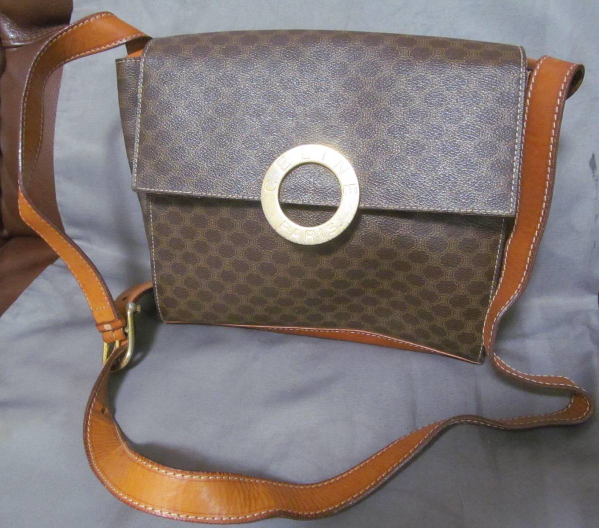 CELINE マカダム柄 セリーヌ ショルダーバッグ | マカダム柄ショルダー 
