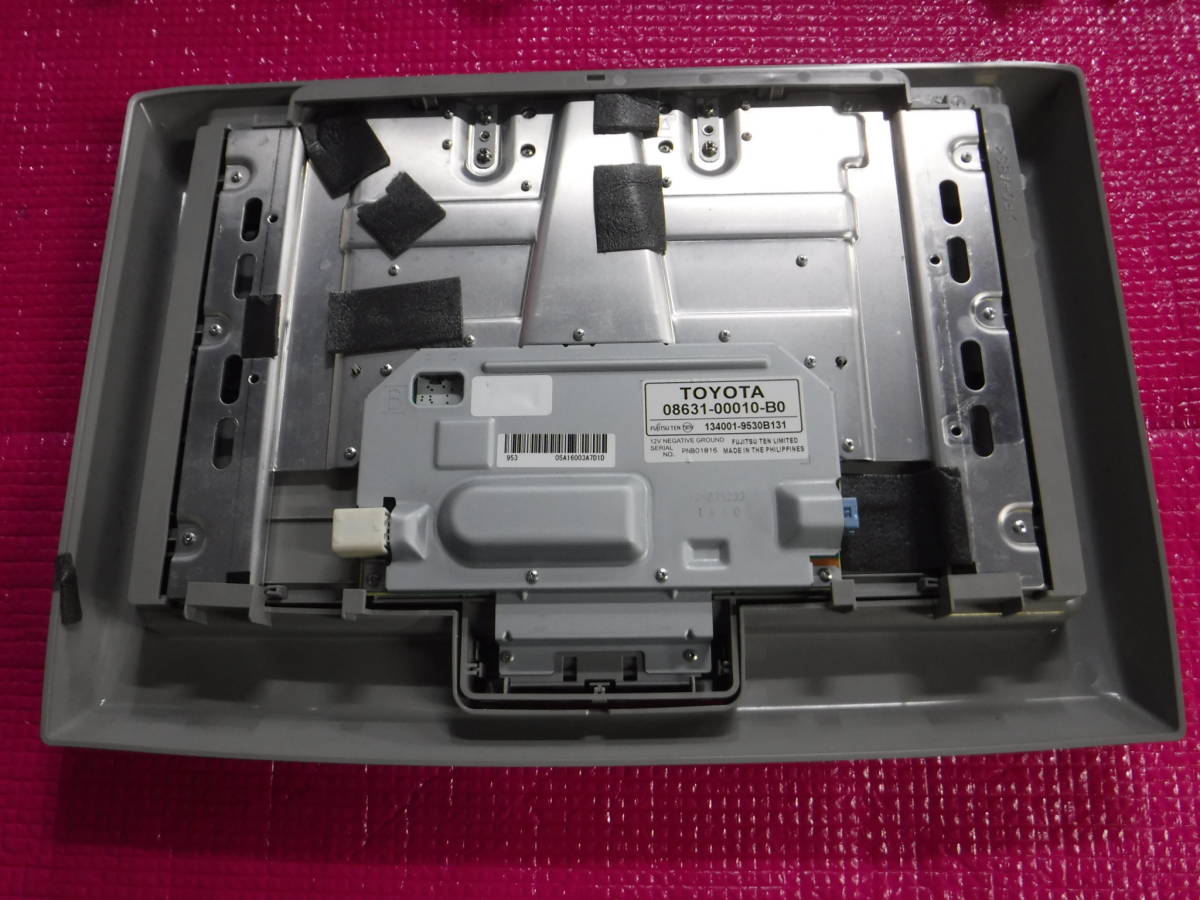 トヨタ純正 V12T-R66C フリップダウンモニター 08631-00010-B0 FUJITSU
