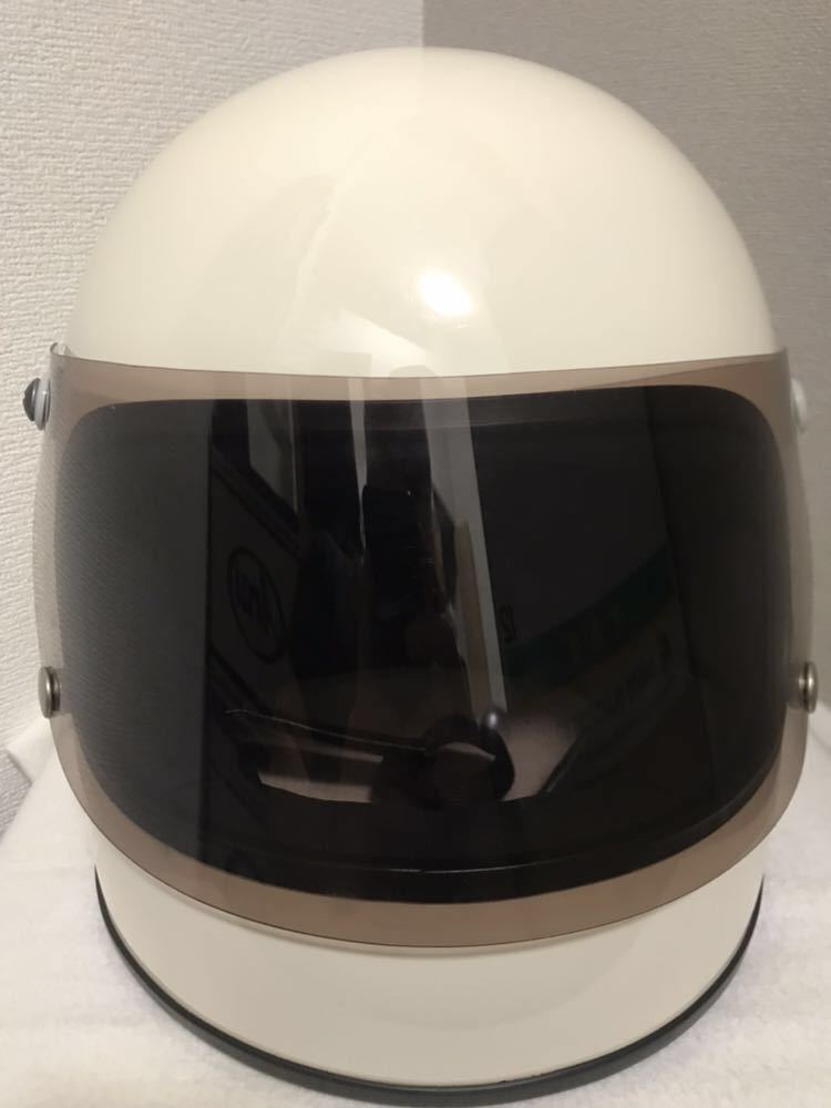 族ヘル 飯岡工業 F-2B アイボリー ヘルメット 検 当時物 絶版品 Z1 Z2