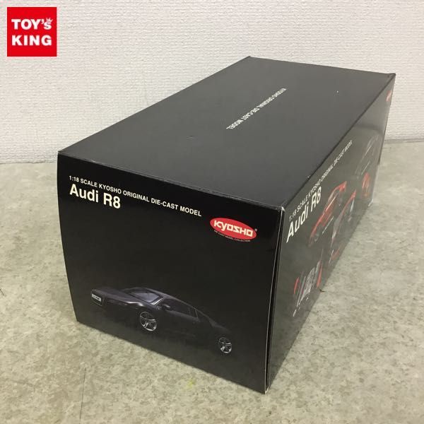 R8 1⁄18 京商 アウディ Audi ミニカー GT Kyosho AUDI : - 黒 紺