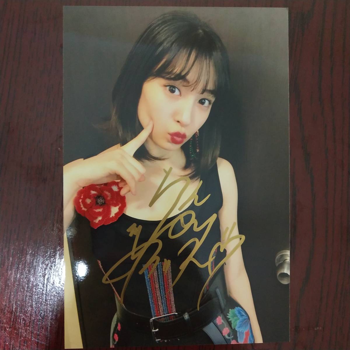 直筆サインフォト サイン写真　広瀬すずG749　人気アイドル 抽プレ_1